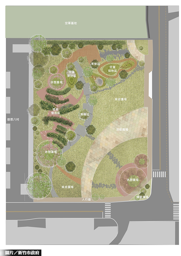 營地變綠地 新竹米粉寮公園