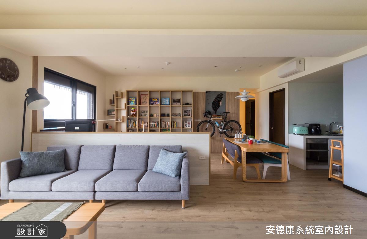 好有意思的簡約設計！年輕教師的小資北歐宅