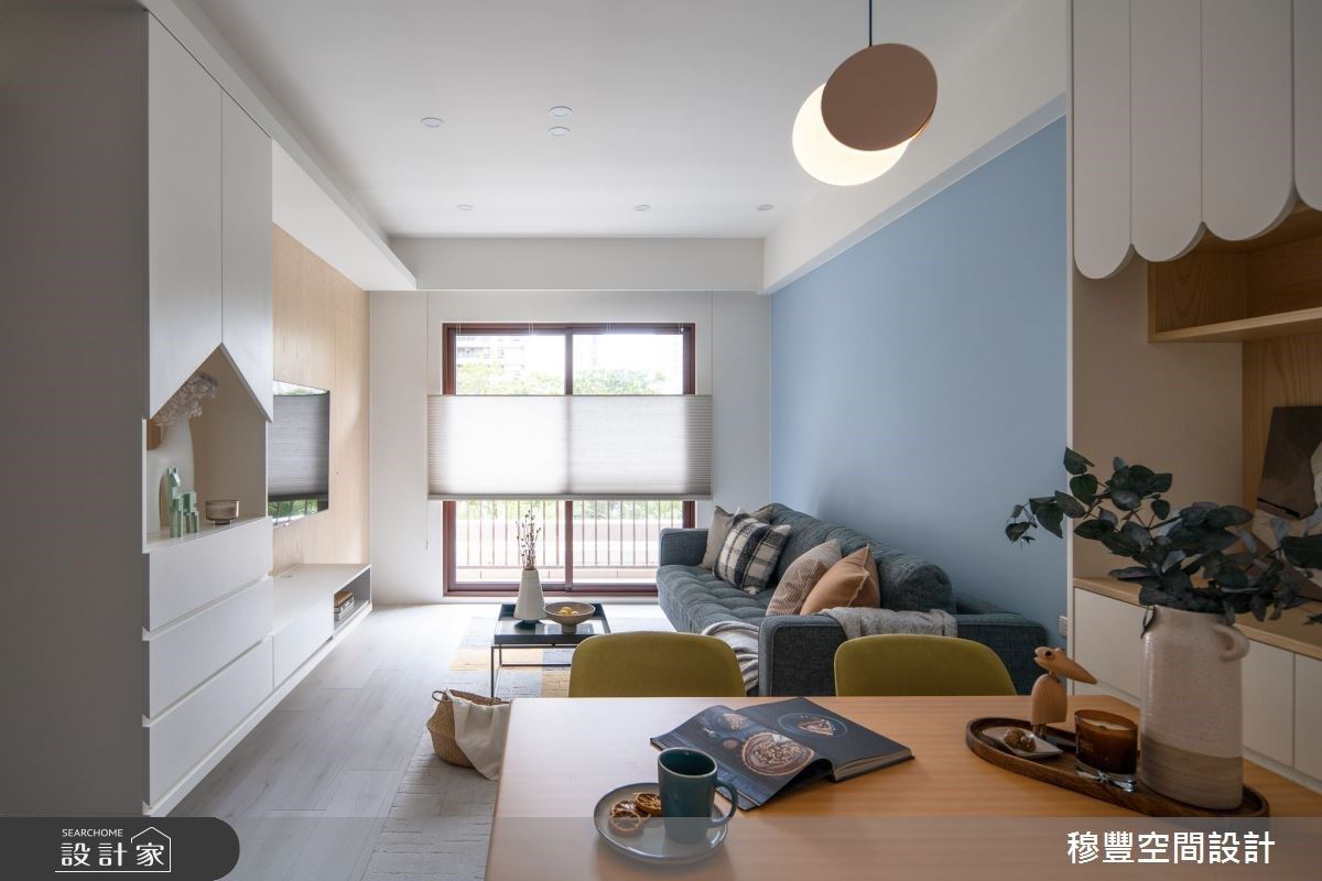 與愛的人共享甜甜好日子！藍天白雲飄進小宅 讓北歐風封存一家四口微甜時光