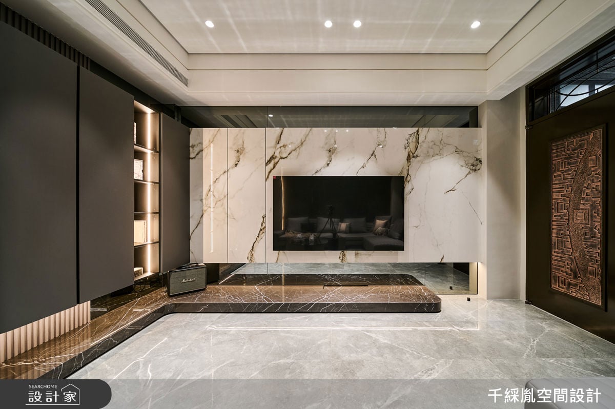 狹長透天別墅，用比例創造高級感！時尚中島餐廚 X 柔美臥房更衣室，優雅...