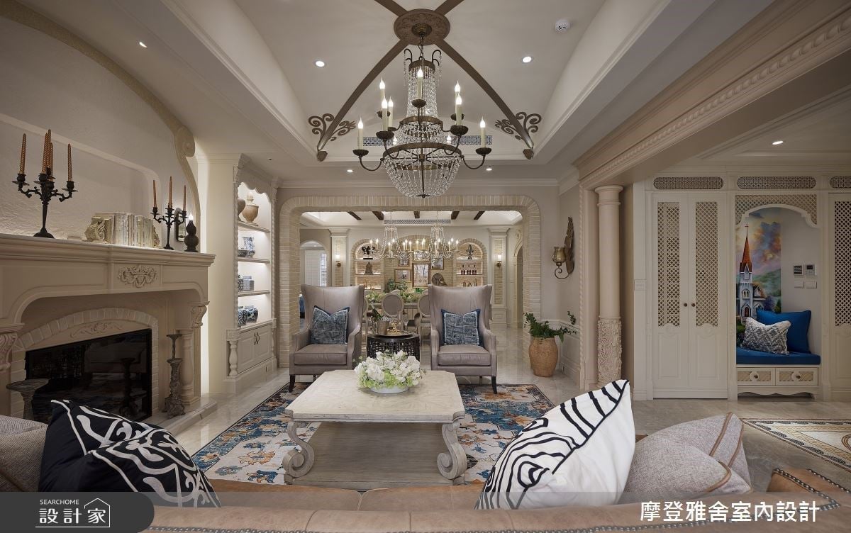 北市精華區老豪宅的春天！以異國風設計揉捻雕刻與壁畫，就像身處歐洲貴...