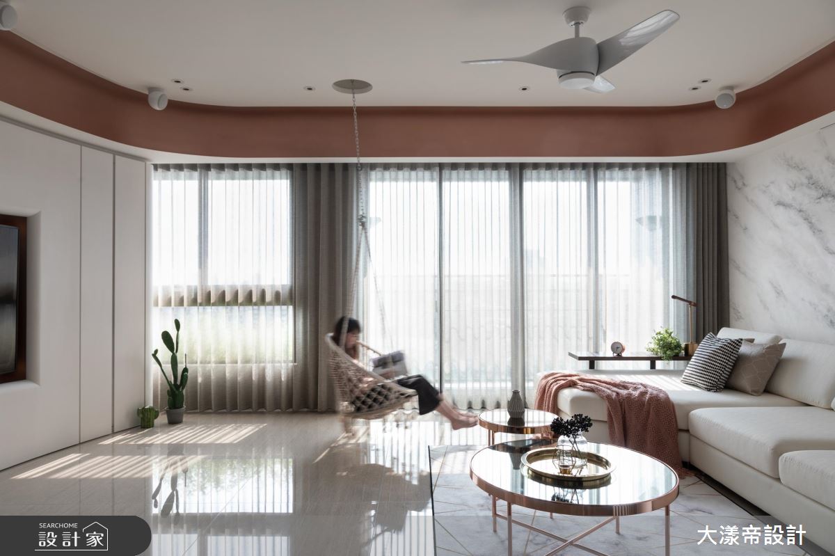 窈窕曲線X時尚玫瑰金，仙氣感十足的簡約風居家