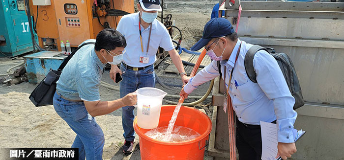 解缺水危機 台南建築工地找到新水源