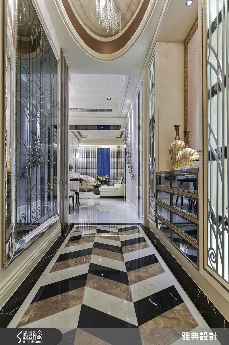 以通透材質照璀璨光點，空間變寬變亮又時尚