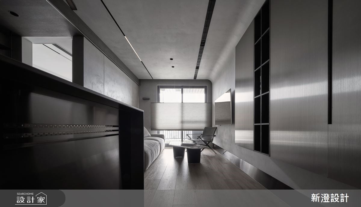 時尚前衛的灰階現代風！伴隨中島設計，開啟理想生活的10坪單身小宅