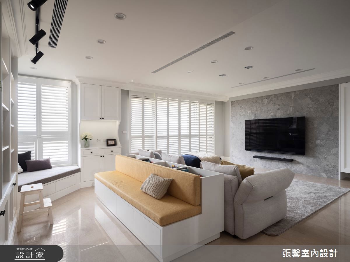 52坪書香美式親子宅，藏書、閱讀與生活風格的完美交織