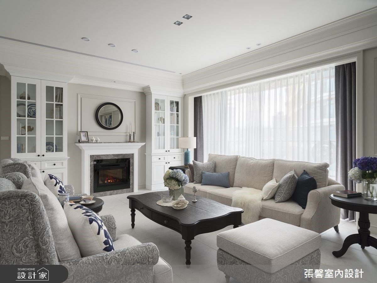 延續歐美旅行記憶！美式風豪宅融入雙主臥、藝術電視牆，退休後開啟新生活！