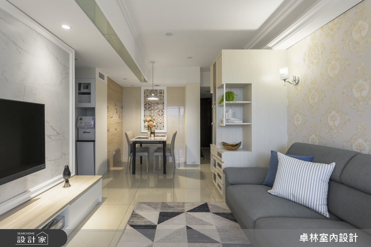 廚房及主臥空間變大了！21坪優雅美式風，讓小宅突破既有的想像藍圖