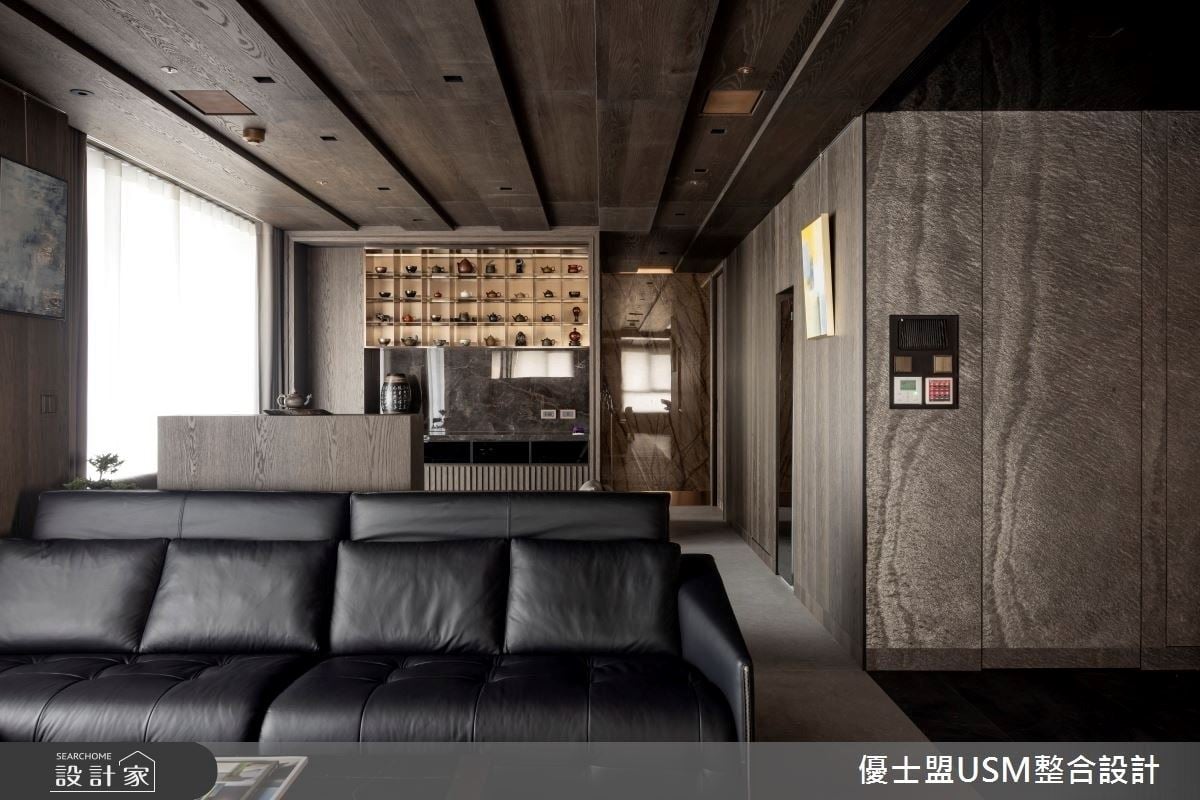 二次合作打造日式禪風奢華宅!90坪雙拼豪邸以光影與沉穩色調勾勒私人博物館