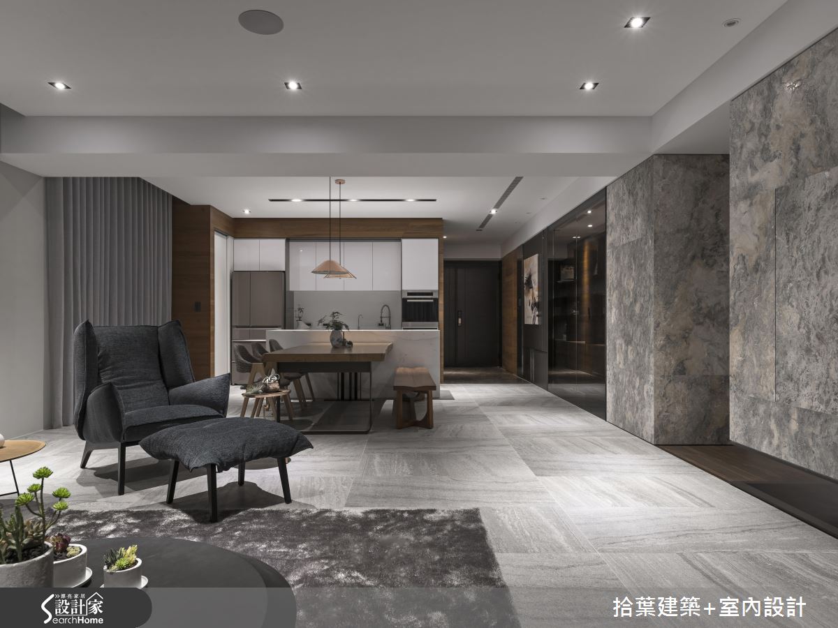 有分無隔的最佳案例！讓開放設計進駐 58 坪光感現代宅