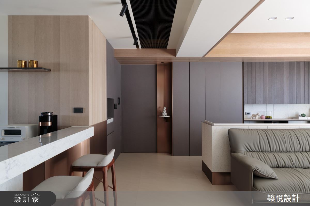 醫生最愛現代風！自然材質堆疊、延伸一片寬敞療癒宅