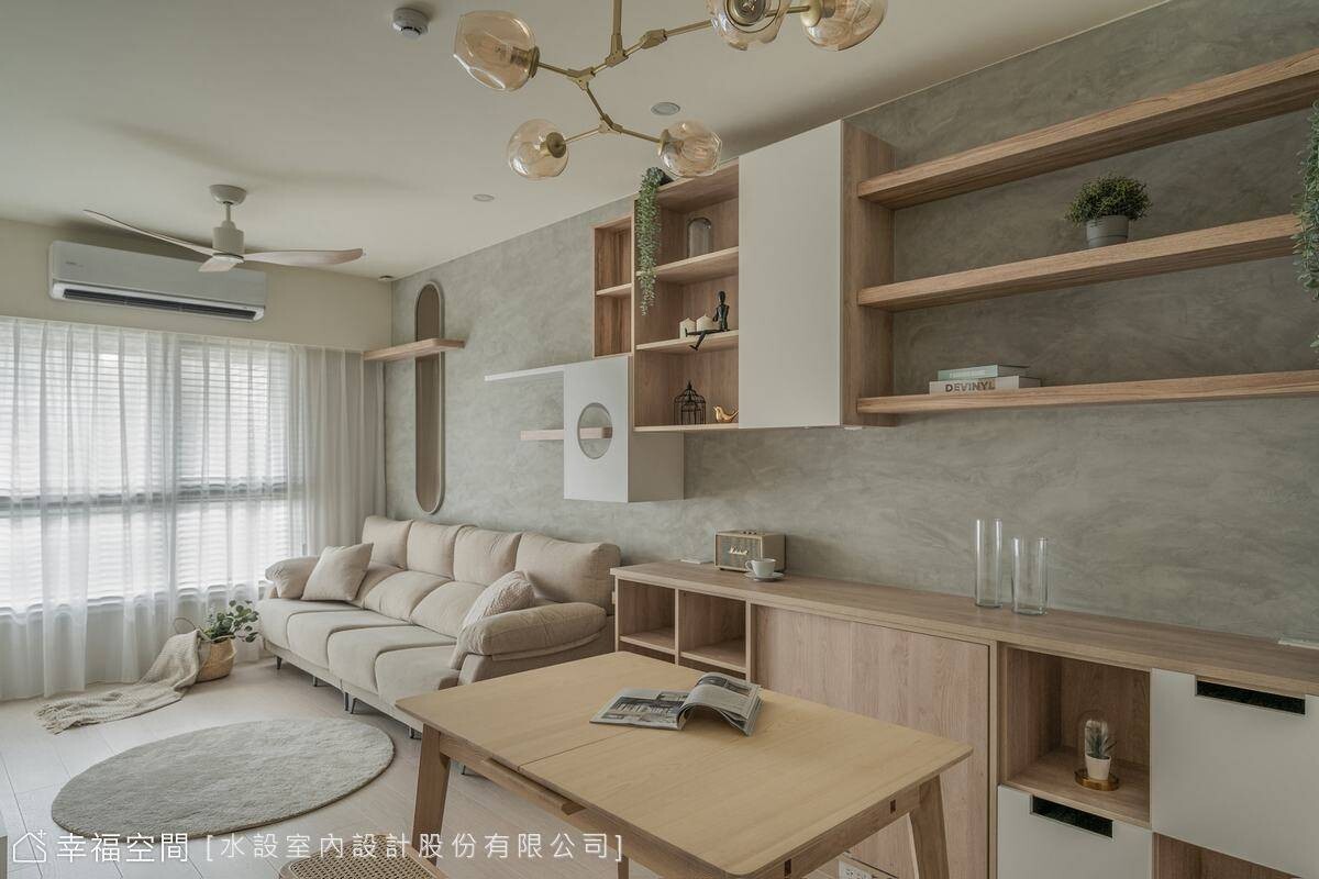 有妳、有我與貓的簡單生活，22坪溫柔系北歐日光宅