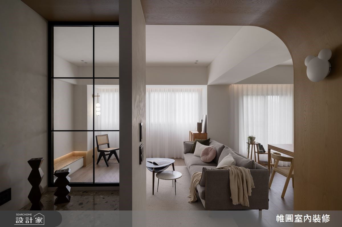 〔開箱影片〕35 坪北歐奶油宅，大面開窗優美透光打造會呼吸的家！