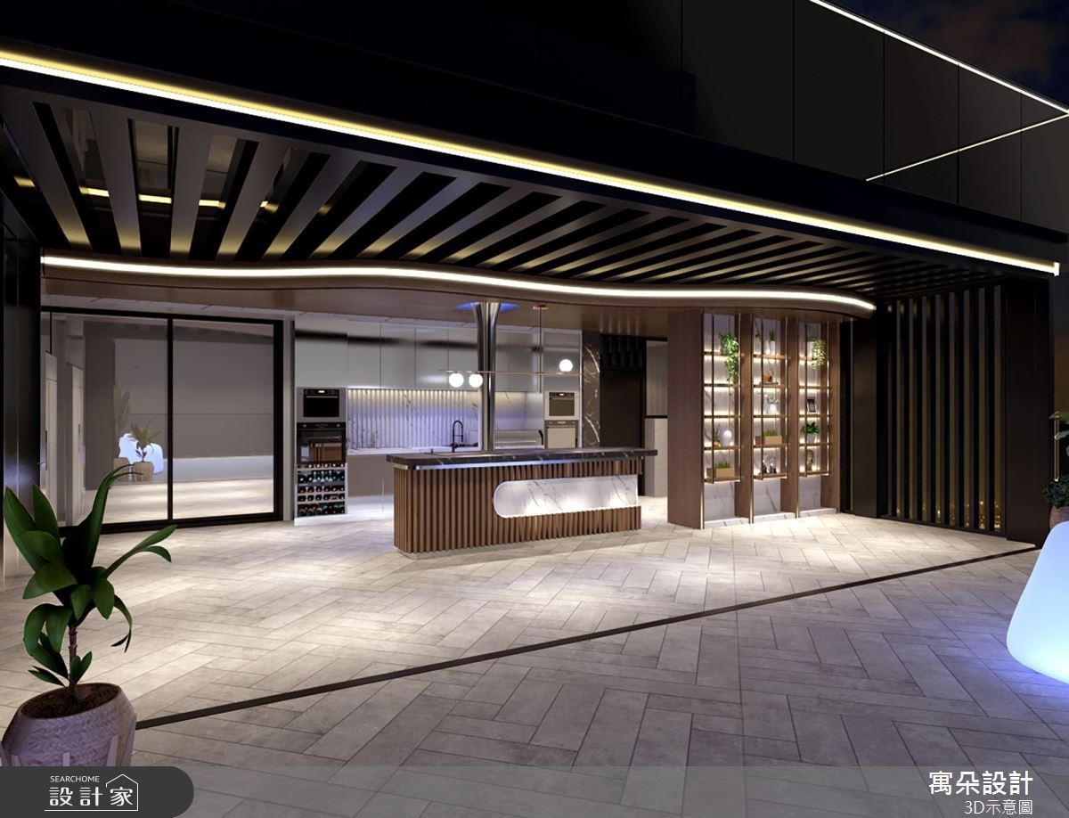 從日落露台到訂製主臥，60坪現代別墅化身專屬生活劇場