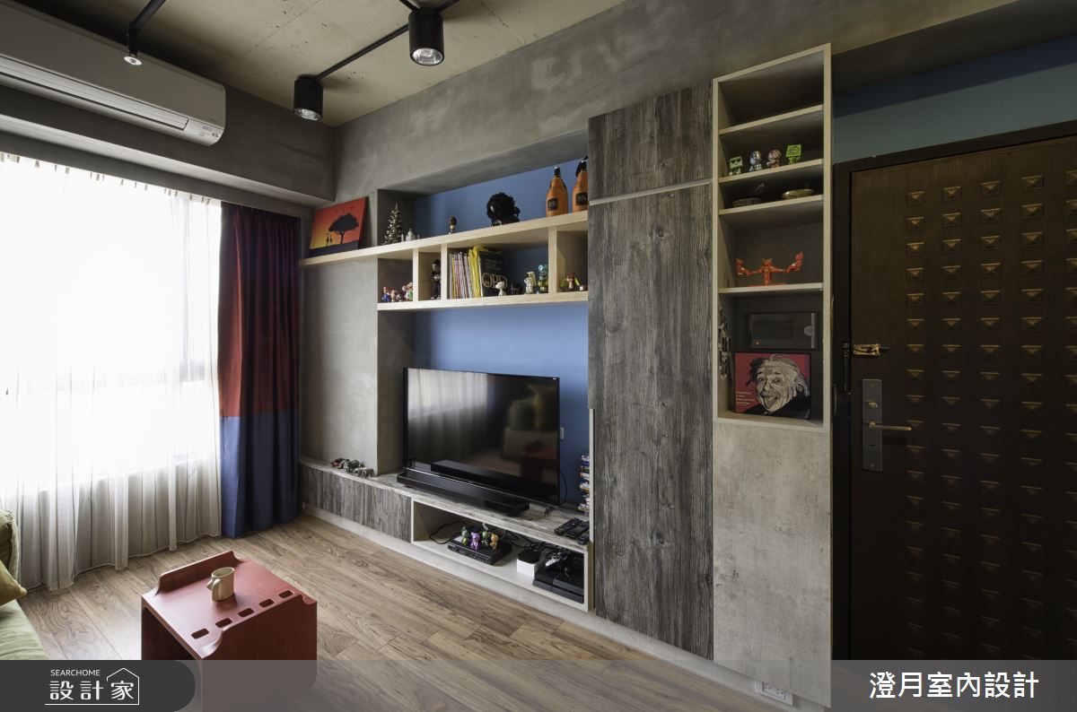 型男的 16 坪 Loft風單身遊樂園，2 隻喵喵作伴不孤單！