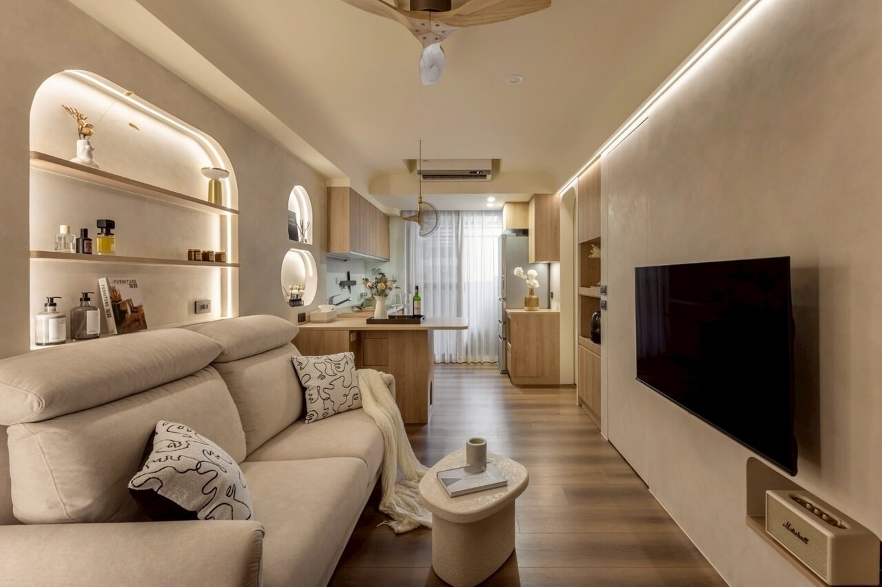 燕居設計：15坪的深呼吸 以溫潤侘...