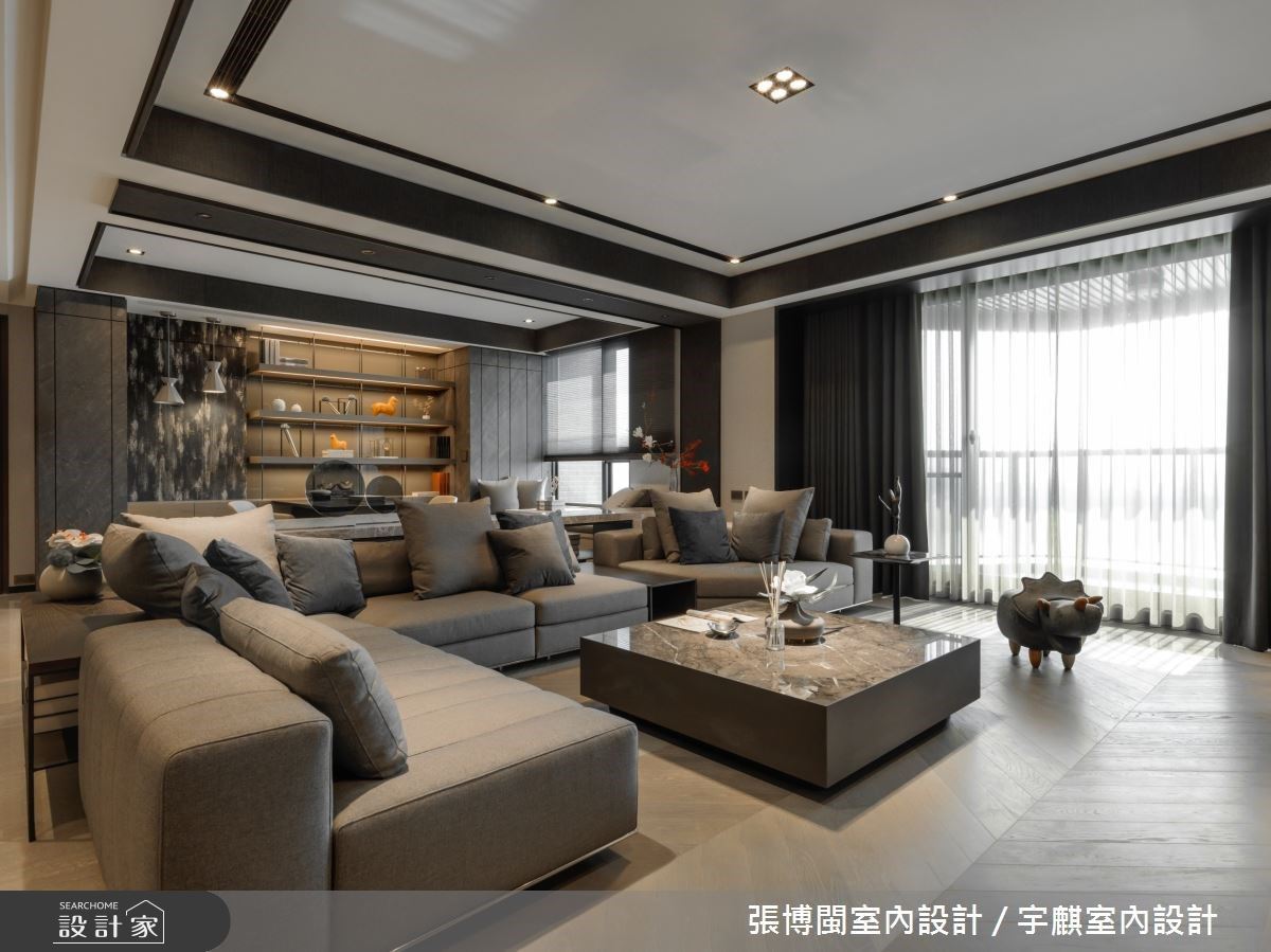 來自澄清湖畔的溫柔視野！80坪現代風度假豪宅，用開放式手法X天然質材攜...