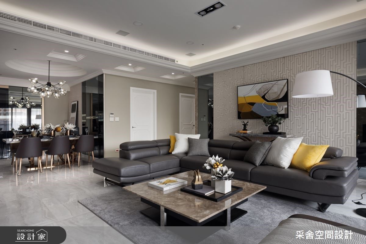 毛胚屋改造！大客廳、完整私領域並加入儲藏室，揉合現代與新古典家居凝...