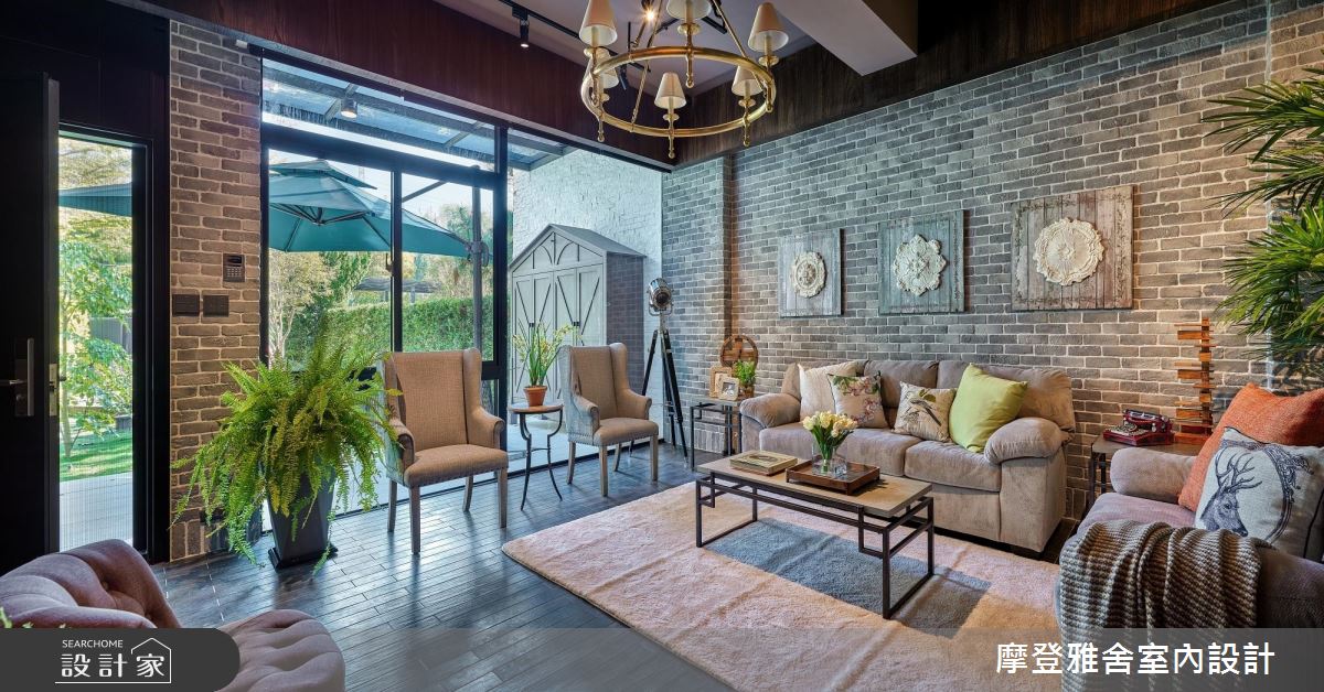 美式風遇上好庭院！把超美的異國大宅搬回家