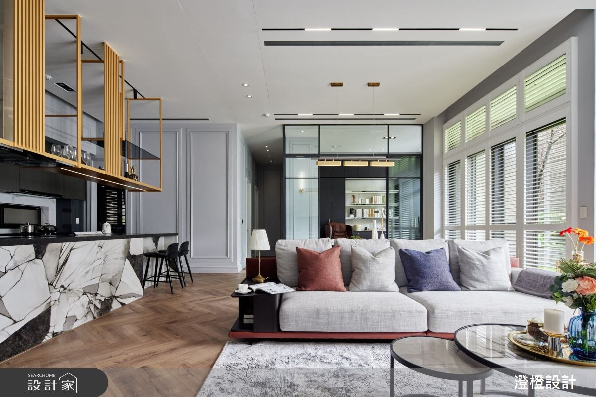好設計值得第三次合作！ 42 坪毛胚屋，化身美式輕奢宅！