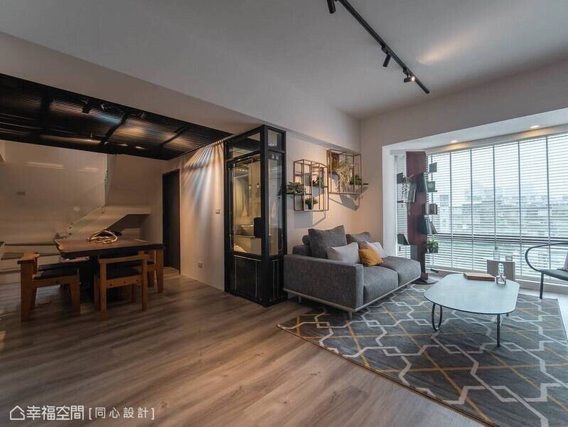 40坪優雅工業風 寵物與我的靈感宅