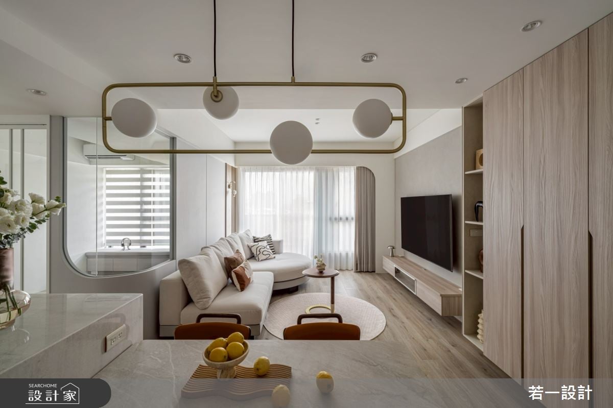 沒有玄關怎麼辦？收納整合、樑下空間與中島餐桌重塑理想家