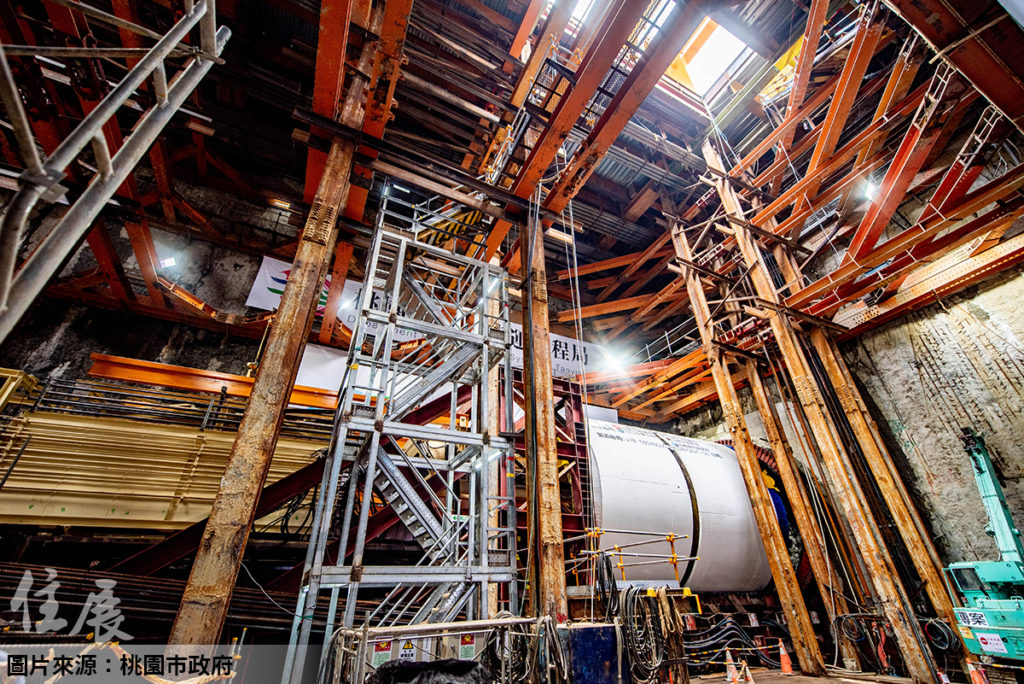 桃捷綠線八德區第一台潛盾機啟用 逐步邁向通車的美好願景