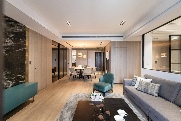 金屬元素為主角 營造清奢都會好宅