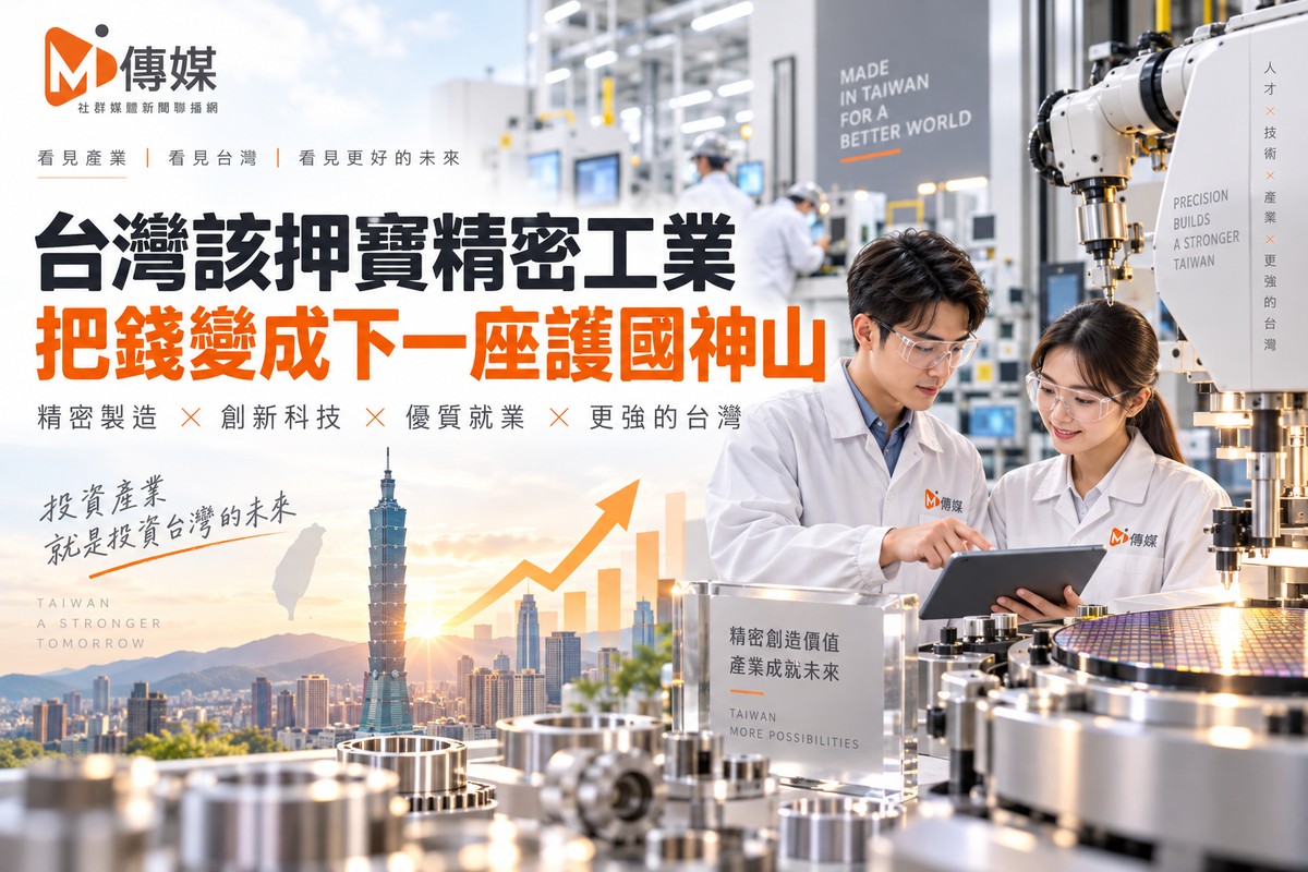 台灣該押寶精密工業　把錢變成下一座護國神山