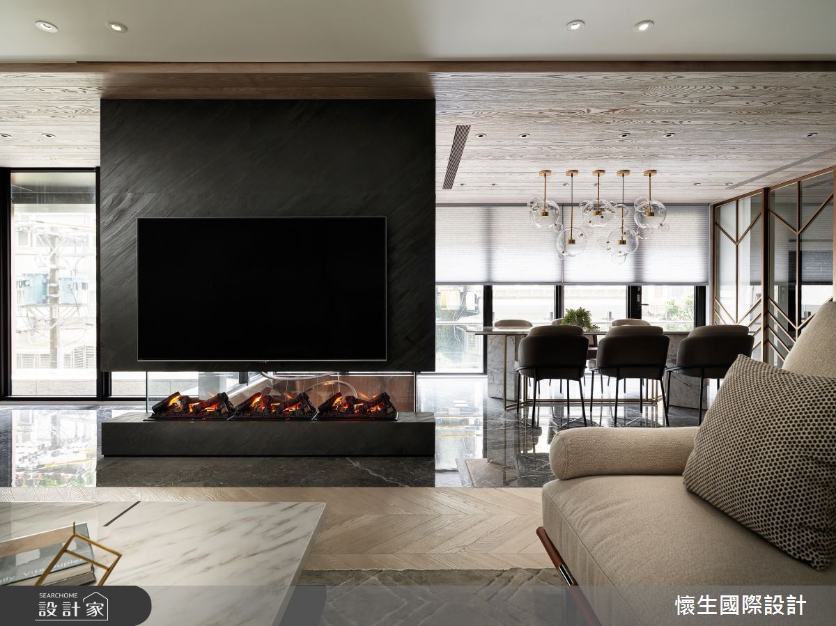 掌握俐落線條與幾何圖形 混搭精緻質感透天別墅