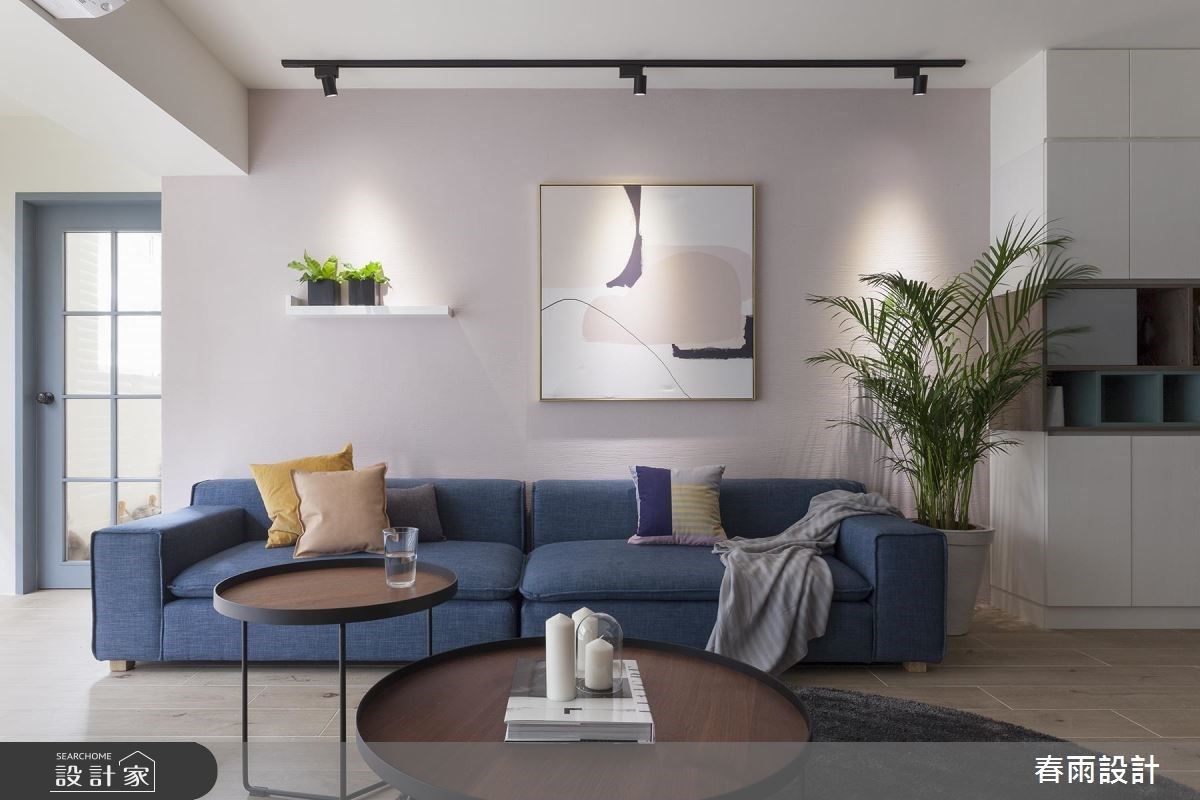 IG夢幻跳色客廳、五星級高檔衛浴！39坪老屋一展超療癒的北歐質感