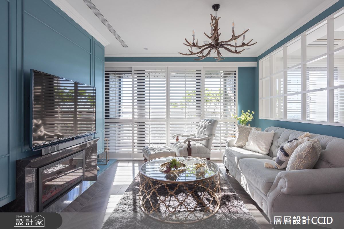 復古歐風 X 美式鄉村！有如美劇片場的水色大宅 