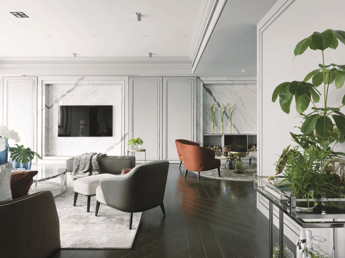 客廳 相視互動、家的故事由此而生