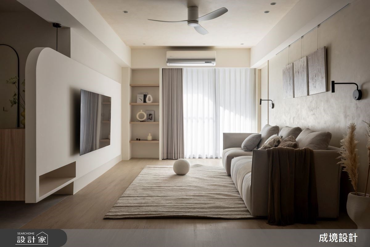 Japandi style的療癒新日常！暖感燕麥色刷新50年老屋，更為三代帶來綠意...