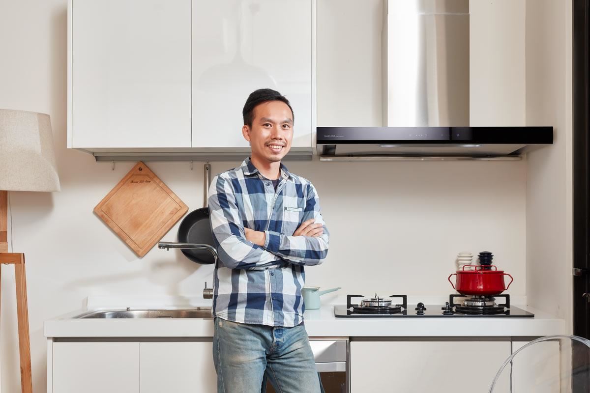 徹底跟油煙「斷‧捨‧離」！設計師打造小坪數開放廚房的祕密武器