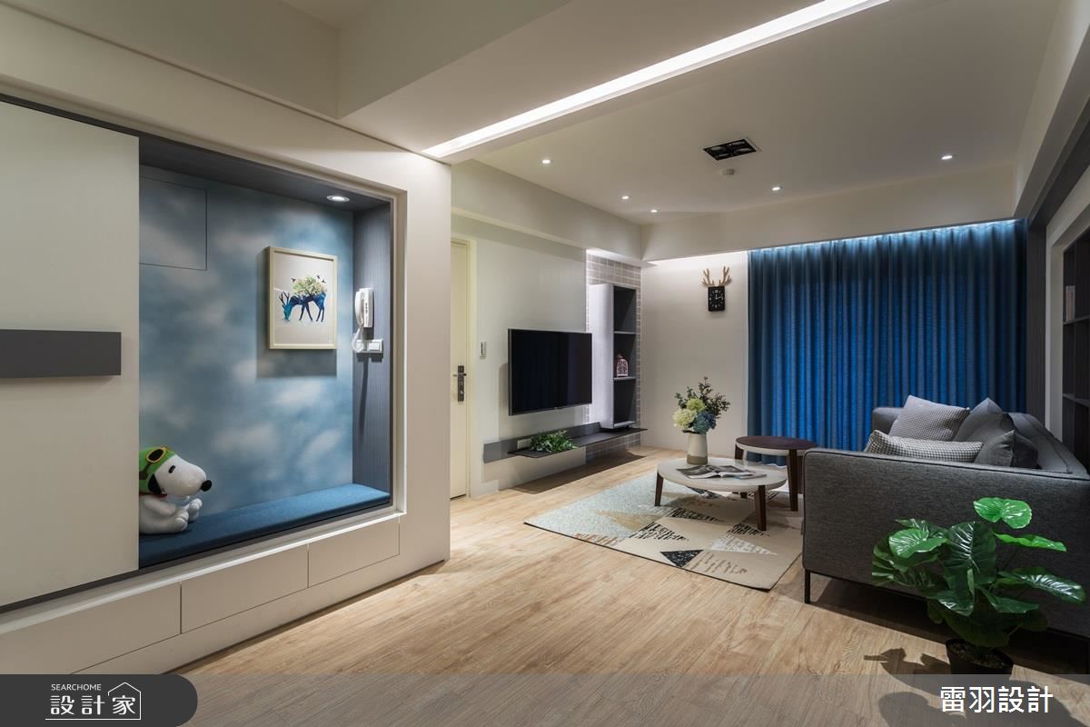 坐在雲端閱讀！透視北歐風老屋的幸福畫面