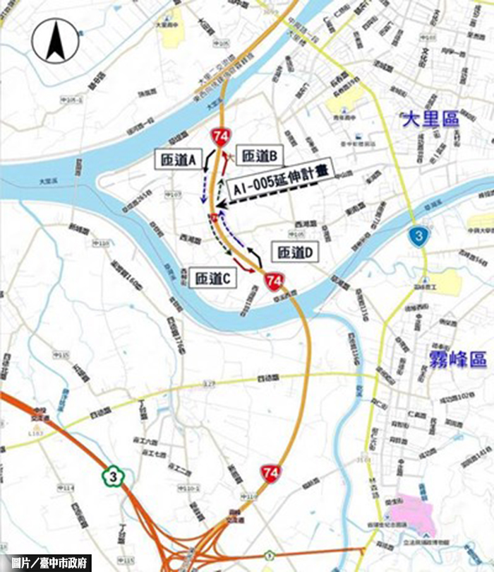 台74線草湖匝道 用地順利取得