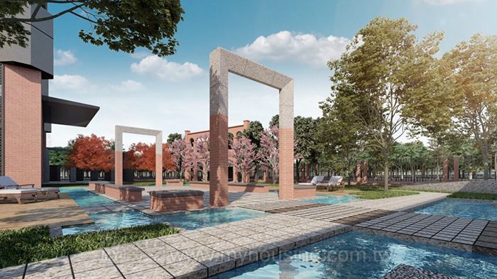 士林知名地段 隱身繁華的人文隔震建築