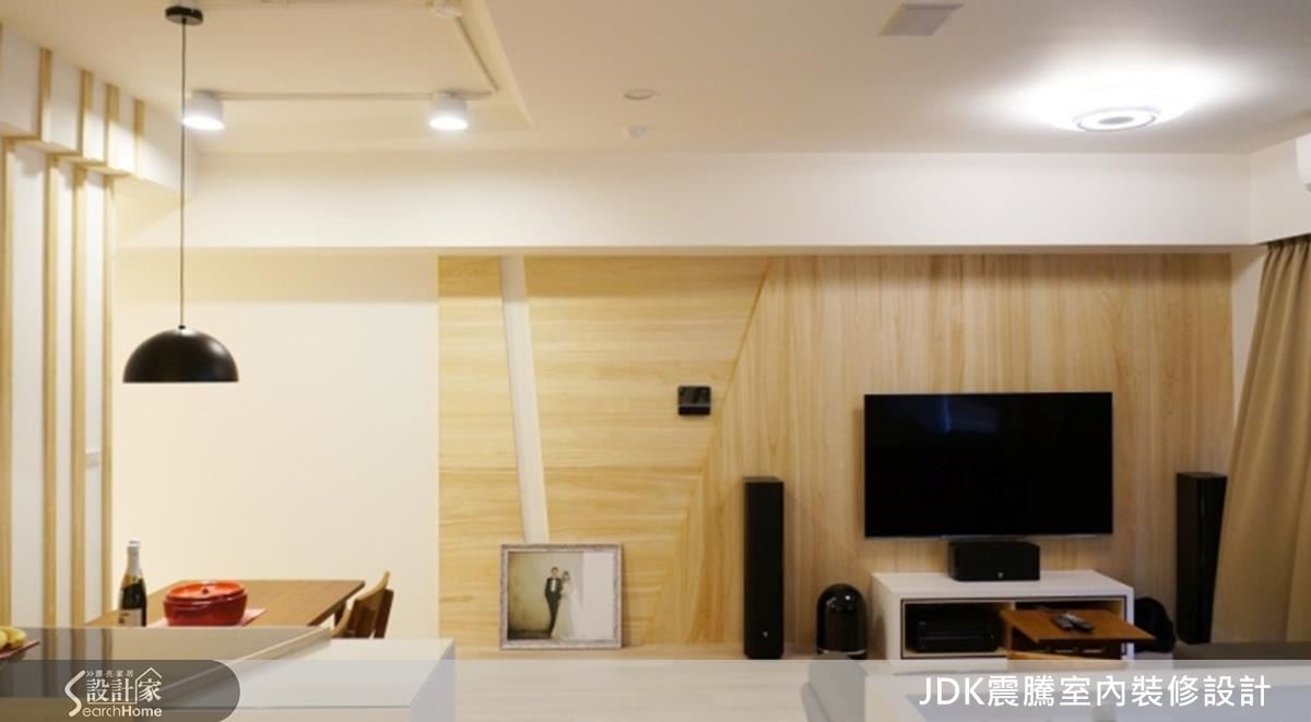 白色強碰木色　森林系新婚宅令人耳目一新