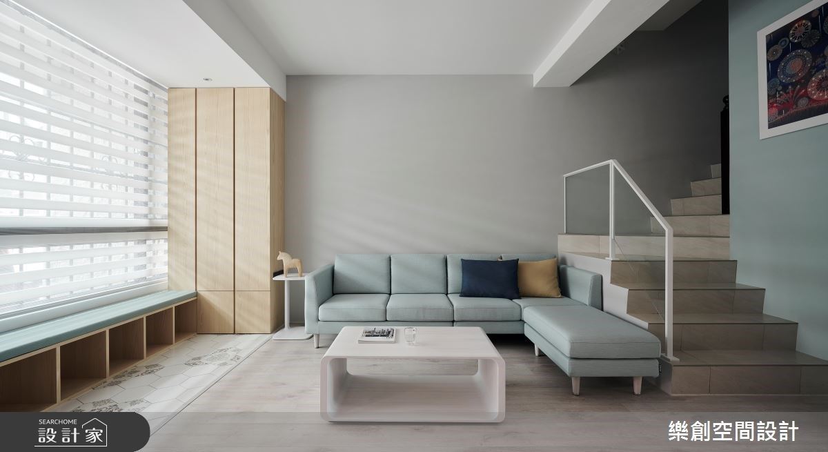 3房2廳的齊備機能！輕淺藍調北歐宅，陪伴一家四口歡度日常