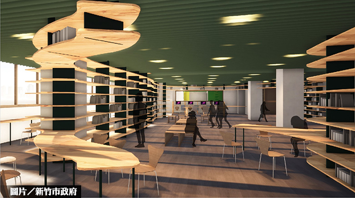 閱讀森林 竹市龍山圖書館明年4月啟用
