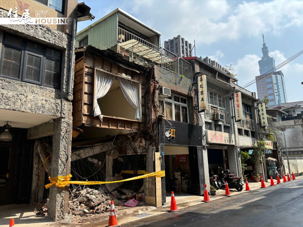 北市大安區空屋騎樓樓板塌陷 建管處將追究相關責任