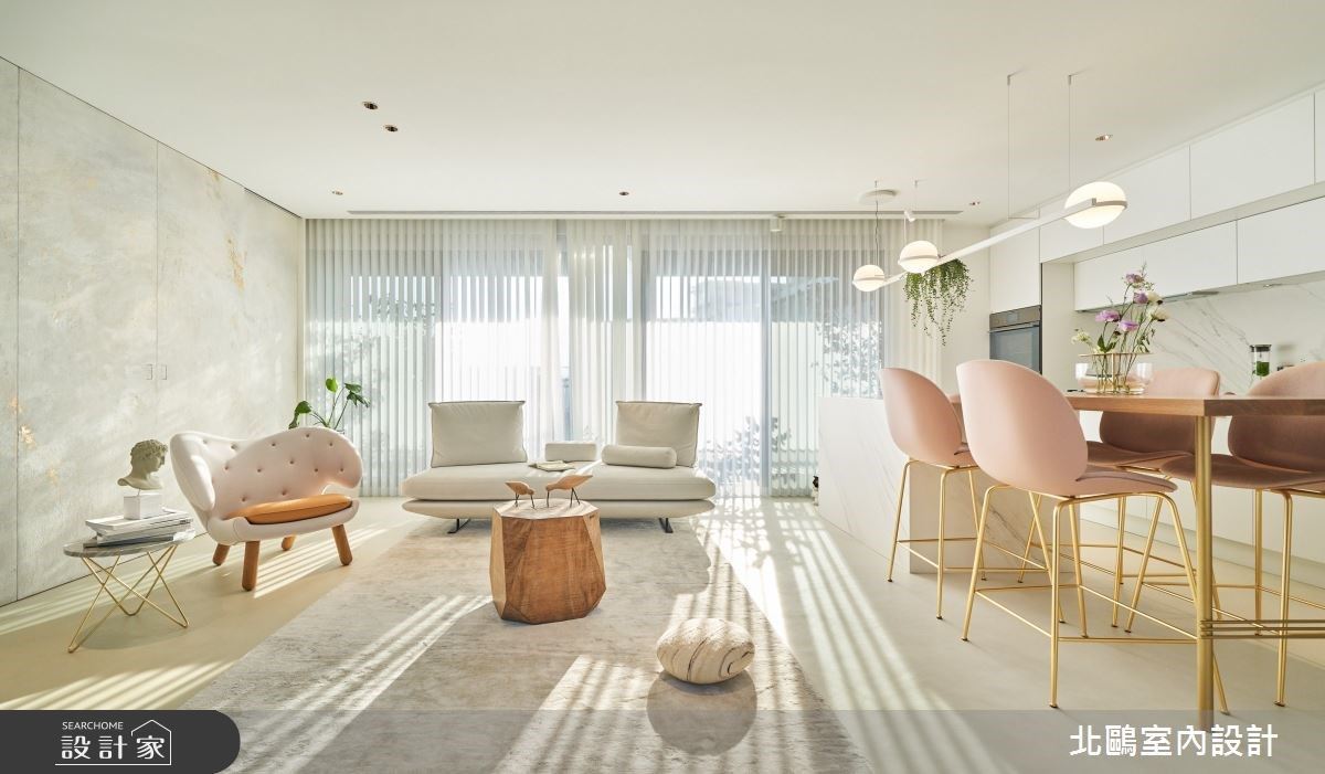 開箱小家庭的夢幻居家！空中庭園＋絕美玻璃屋，被綠意圍繞的粉嫩系北歐宅