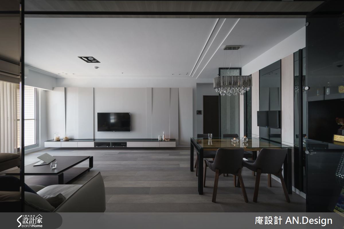 住得超寬敞！巧用通透材質 打造 40 坪現代質感宅