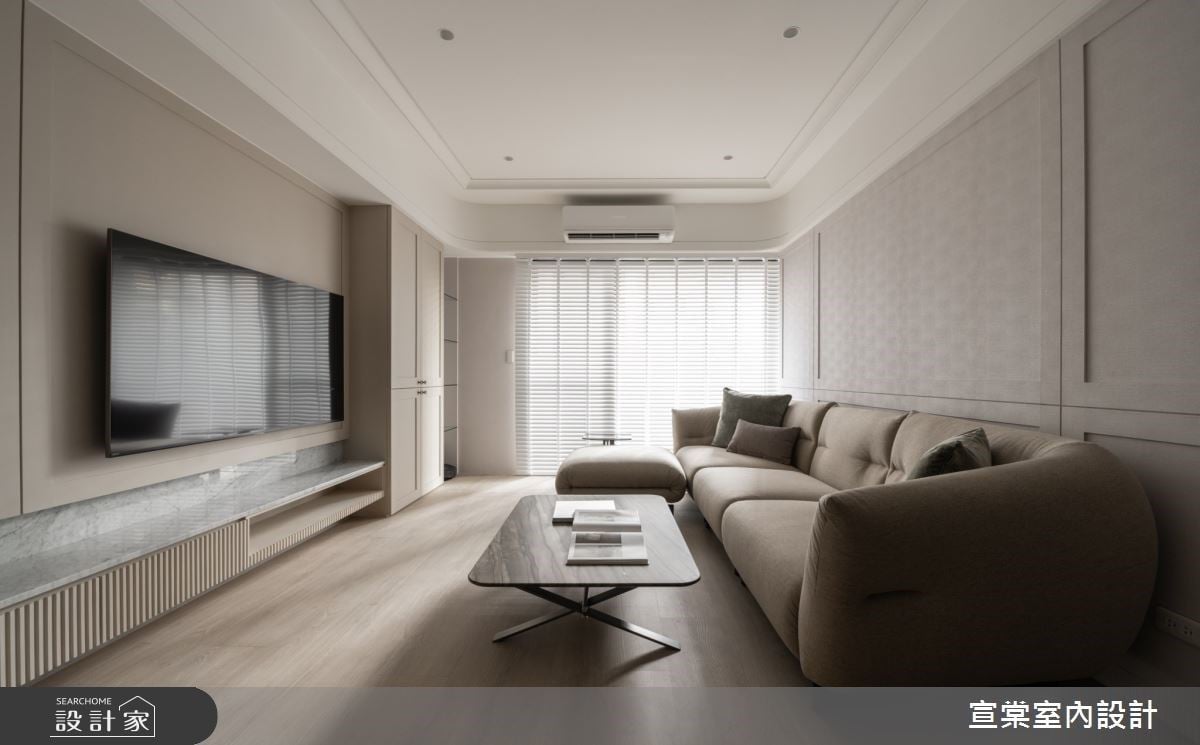 微水泥衛浴X海量收納好清又好收!台中30坪新古屋以美學調和機能，實現夢...