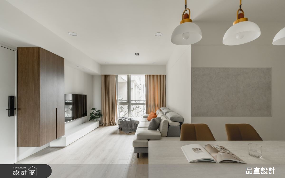 特意留白的家，讓生活多了點喘息空間！中古屋翻新為32坪木質簡約宅