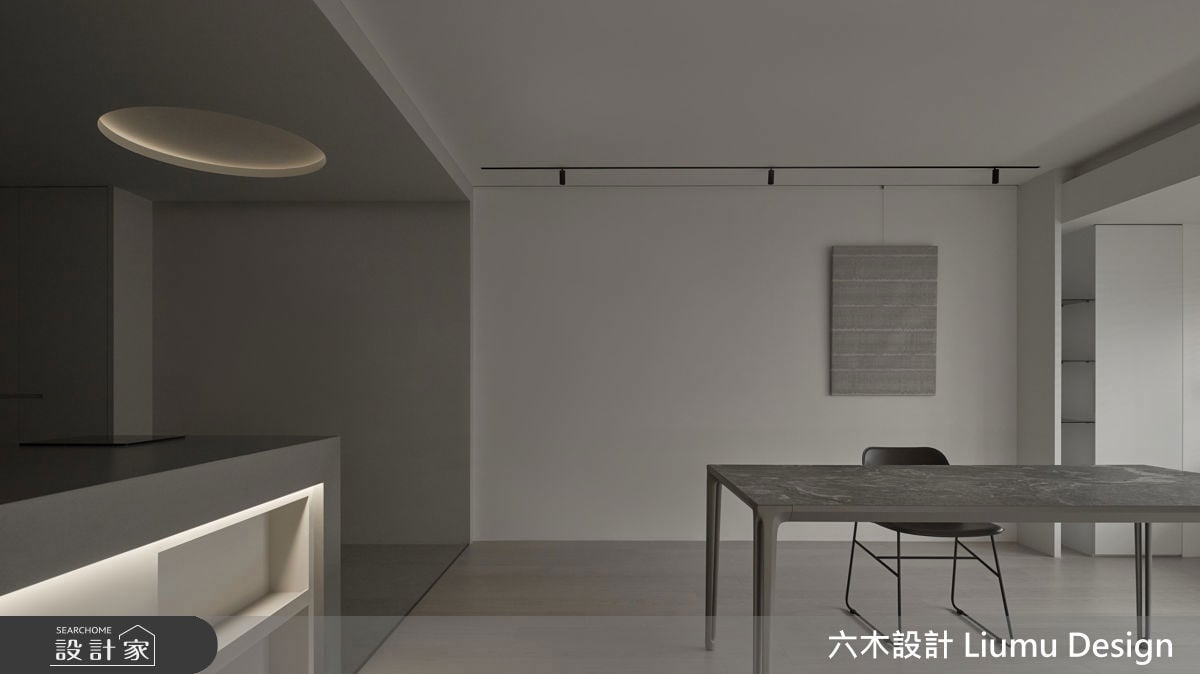 33坪老屋弧形天花與飯店式私領域，完成寧靜且具穿透感的宅邸