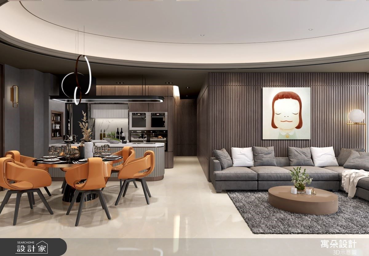 擁有開放美廚與公仔展示櫃！ 融入美學與生活品味的新古典豪邸