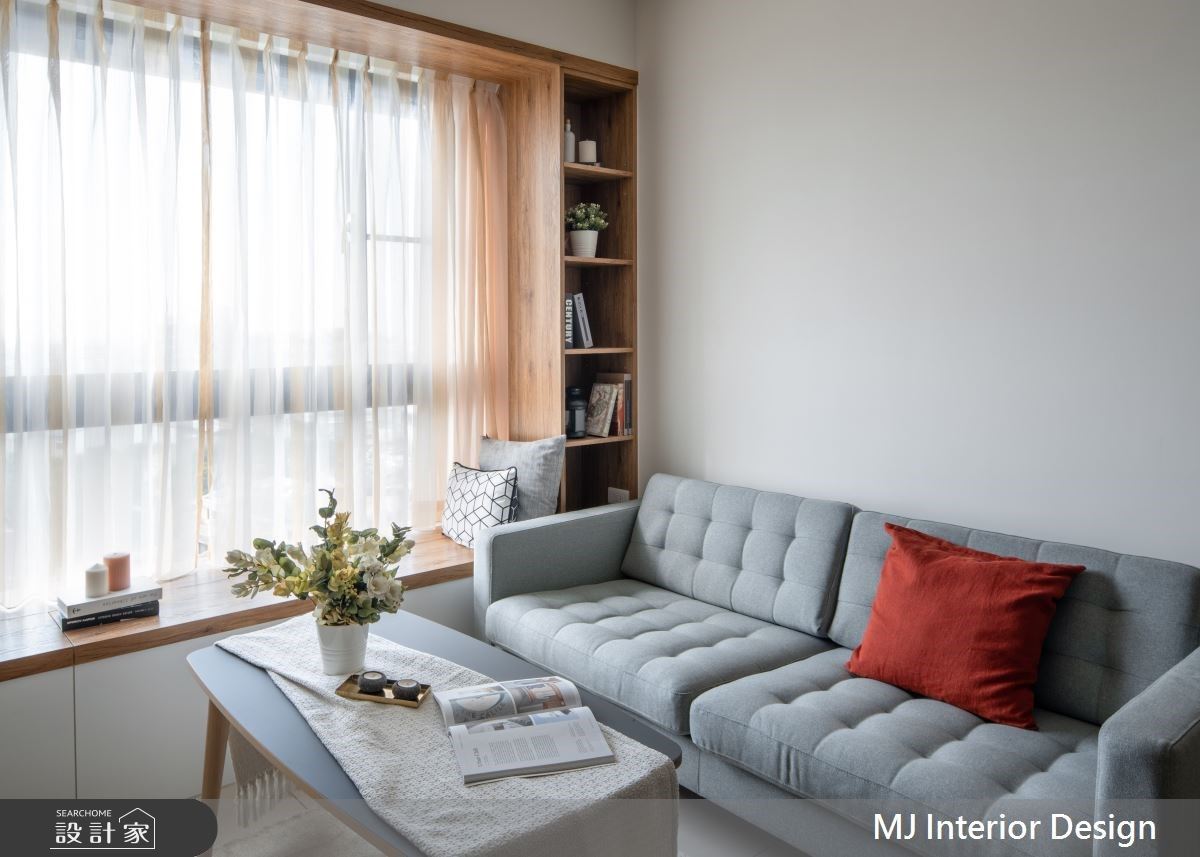 為一家四口量身打造！在 20 坪簡約無印風小宅，看見生活的純淨與舒適