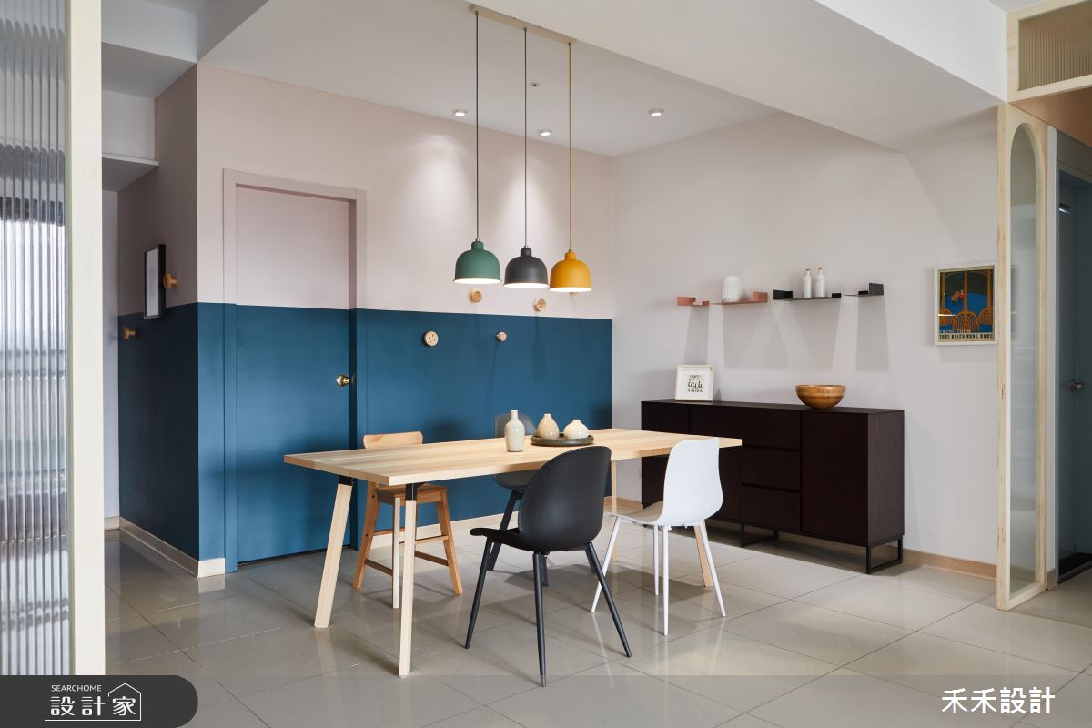 簡約而有韻味，用豐富色彩、家具陳設勾勒出美好的生活情境